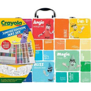 image:imageCrayola Limited Edition Coloring Set 115 Pcs Kids Art Supplies amp Drawing Kit with Crayons Markers amp Colored Pencils in Storage Case Gifts Ages 5