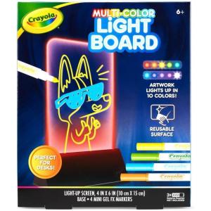 image:imageCrayola MultiColor Light Board Light Up Drawing Toy Desk Toy Doodle Pad Glow Art Gifts Toys Boys amp Girls Ages 6 7 8MultiColored Light Board