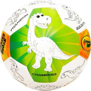image:imageCrayola Official Soccer Ball  Unisex Kids  Multiplication Size 5Dinosaur