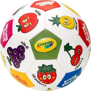 image:imageCrayola Official Soccer Ball  Unisex Kids  Multiplication Size 5Fruits