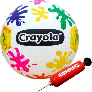 image:imageCrayola Official Soccer Ball  Unisex Kids  Multiplication Size 5Ink Splash