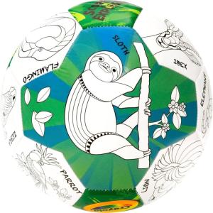 image:imageCrayola Official Soccer Ball  Unisex Kids  Multiplication Size 5Zoo Animal