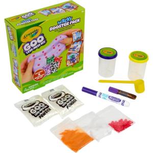 image:imageCrayola Satisfying Goo Making Kit Slimy DIY Craft for Kids Sensory Fidget Putty Less Mess Activity Includes Mix Pouches amp Mix Ins Gift for Kids 6Mystery