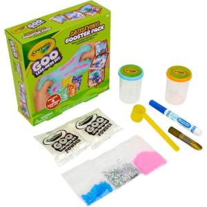 image:imageCrayola Satisfying Goo Making Kit Slimy DIY Craft for Kids Sensory Fidget Putty Less Mess Activity Includes Mix Pouches amp Mix Ins Gift for Kids 6Satisfying