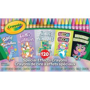image:imageCrayola Special Effects Bulk Crayon Set 5 Pack 24 Crayons for Kids Coloring Supplies for Arts amp Crafts Glitter Pastel Bold amp Bright Neon Metallic Amazon Exclusive