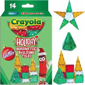 image:imageCreateOn Crayola Magnetic Tiles Building Set for Kids Magnetic Blocks Travel Toys Classroom Sensory Toys STEM amp Montessori Tools for Boys amp Girls Ages 3 14Piece Set Valentines DayHoliday