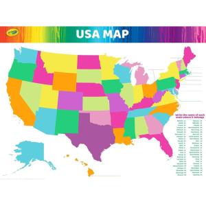 image:imageDry Erase USA Map  Whiteboard for Home School Classrooms or Office Use Great for Teachers and Kids Large Size White