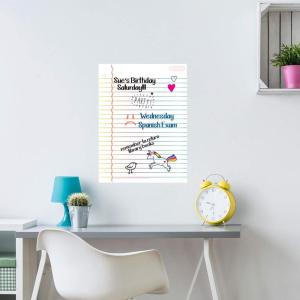 image:imageThe Peel People Dry Erase Board  Notepad Paper Design Whiteboard for School Presentations or Classroom Projects Great for Teachers and Kids Large Size White