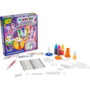 image:imageCrayola Marker Maker Kit for Kids 20 Markers DIY Scented Emoji Broad amp Fine Tip Markers Arts amp Crafts Gifts for Boys amp Girls Ages 6