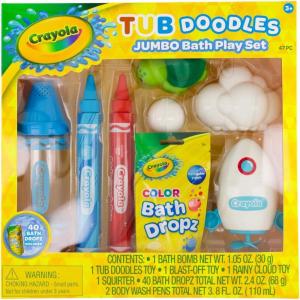 image:imageCrayola Bath Tub Doodles Jumbo Bath Time Play Set Small