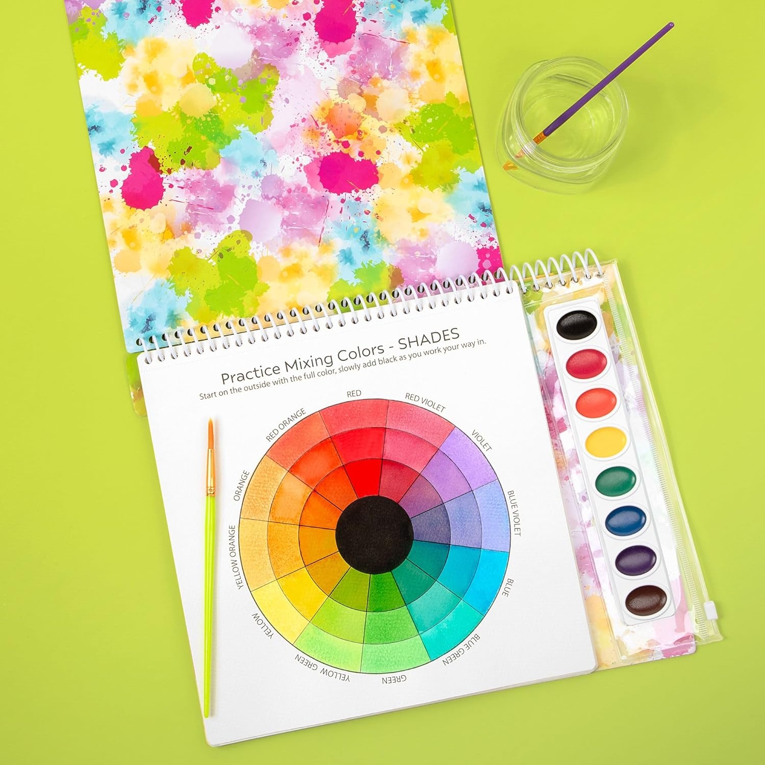 image:imageFashion Angels Crayola Creations Color Theory Watercolor Set Paint Set with Brushes amp Watercolor Sheets Ideal Arts amp Crafts Activity for Kids