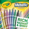 image:imageCrayola Metallic Markers Art Supplies 8 Count Colors May Vary8 Count Pack of 1