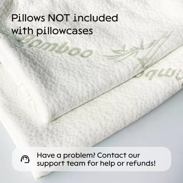 imageCloudLike Pillow Protectors with Zipper Standard Size  Breathable Cooling Pillow Covers for Hot Sleeprers  100 Resistant to Stains Dust ampamp Dirt Green 2PackGreen