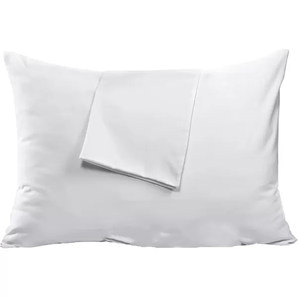 imageNiagara 2 Pack Queen Pillow Protectors with Zipper Premium Cotton Sateen Blend Tight Weave Lab Tested Non Noisy Zip Covers Breathable Non Crinky 20x30 InchesKing
