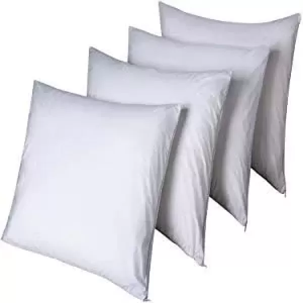 imageNiagara 4 Pack Pillow Protectors Queen 20x30 Inches Lab Certified Ultra Fresh Treated 100 Cotton Non Crinkle Quiet Breathable Zipper Covers Cases WhiteKing