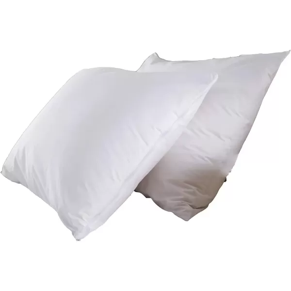 imageNiagara 4 Pack Standard Pillow Protectors with Zipper Premium Cotton Sateen Blend Tight Weave Lab Tested Non Noisy Zip Covers Breathable Non Crinky 20x26 InchesKing