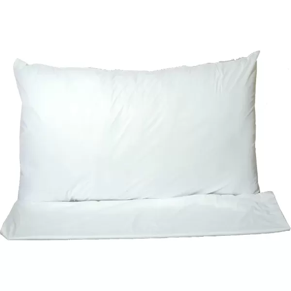 imageNiagara 4 Pack Waterproof Pillow Protectors Standard 20x26 Inches Smooth Zipper Premium Encasement Covers Quiet Cases Set WhiteBody