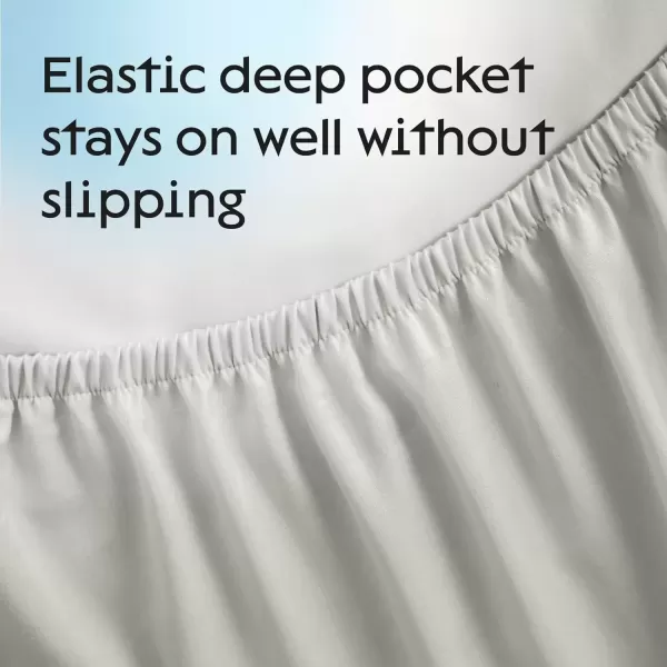 imageNiagara Cotton Mattress Protector Full 54x75 Non Noisy Cooling Breathable Ultra Plush Absorbent Extra Deep Fits 20 Inches Deep MattressFull