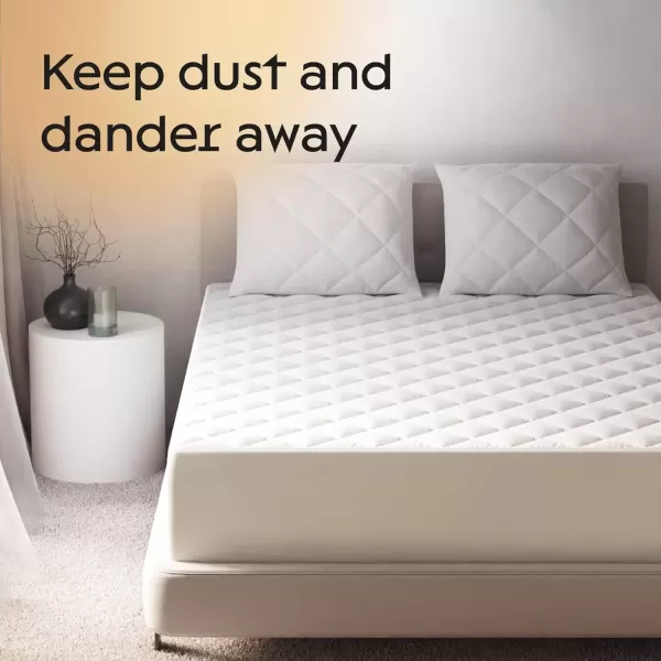 imageNiagara Cotton Mattress Protector Full 54x75 Non Noisy Cooling Breathable Ultra Plush Absorbent Extra Deep Fits 20 Inches Deep MattressQueen