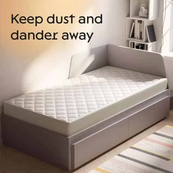 imageNiagara Cotton Mattress Protector Full 54x75 Non Noisy Cooling Breathable Ultra Plush Absorbent Extra Deep Fits 20 Inches Deep MattressTwin