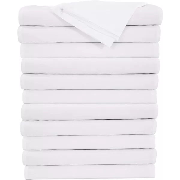 imageNiagara Pillow Protectors with Zipper Standard Size 8Pack  100 Resistant to Stains Dust ampamp Dirt  Soft Hypoallergenic Standard Pillow Protector for Safe and Quiet SleepQueen