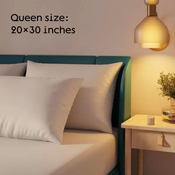 imageNiagara Pillow Protectors with Zipper Standard Size 8Pack  100 Resistant to Stains Dust ampamp Dirt  Soft Hypoallergenic Standard Pillow Protector for Safe and Quiet SleepQueen