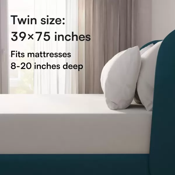 imageNiagara Waterproof Mattress Protector King 78x80 Cover Deep Pocket Breathable Noiseless 820Inches Bed Smooth Jersey Mattress Pad Cover Fully Ultra Thin PolyesterTwin