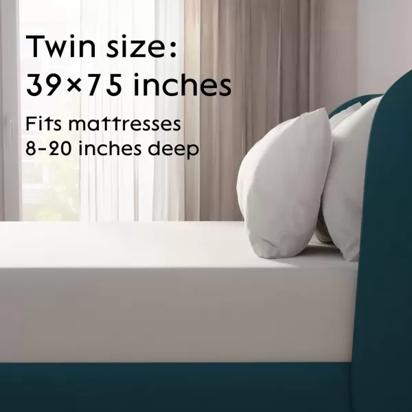 imageNiagara Waterproof Mattress Protector King 78x80 Cover Deep Pocket Breathable Noiseless 820Inches Bed Smooth Jersey Mattress Pad Cover Fully Ultra Thin PolyesterTwin