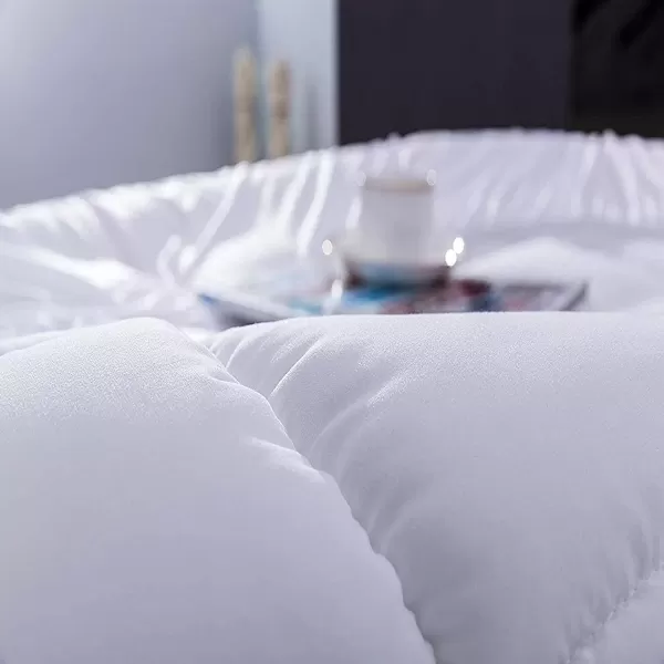 imageNiagara Waterproof Mattress Topper Twin  Microfiber Fabric Mattress Pad  Thick Breathable Pillow Top Mattress Pad for Back Pain Relief  Deep Pocket Fits 820 Inches Mattress 39x75 InchesQueen