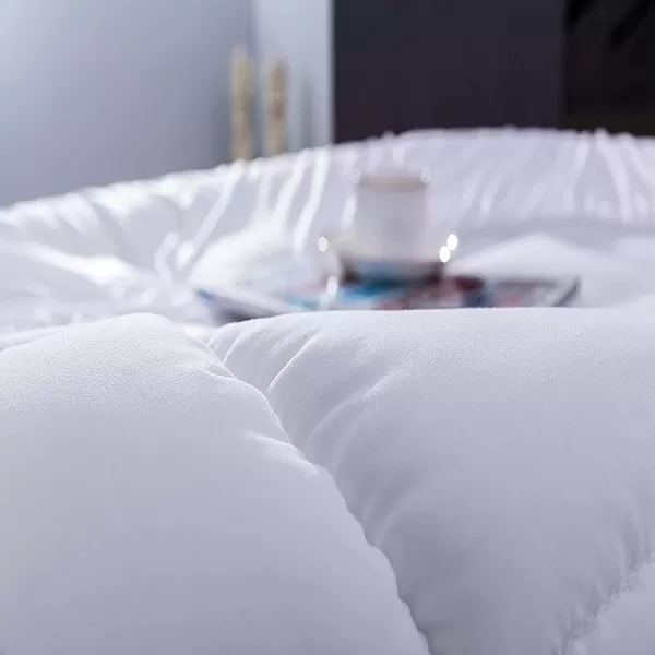 imageNiagara Waterproof Mattress Topper Twin  Microfiber Fabric Mattress Pad  Thick Breathable Pillow Top Mattress Pad for Back Pain Relief  Deep Pocket Fits 820 Inches Mattress 39x75 InchesTwin