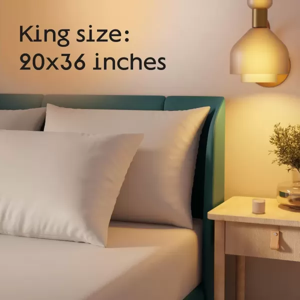 imageSet of 12 Pillow Protectors with Zipper Queen Size  100 Resistant to Stains Dust ampamp Dirt  Washable Covers for Increased Pillow LifespanKing