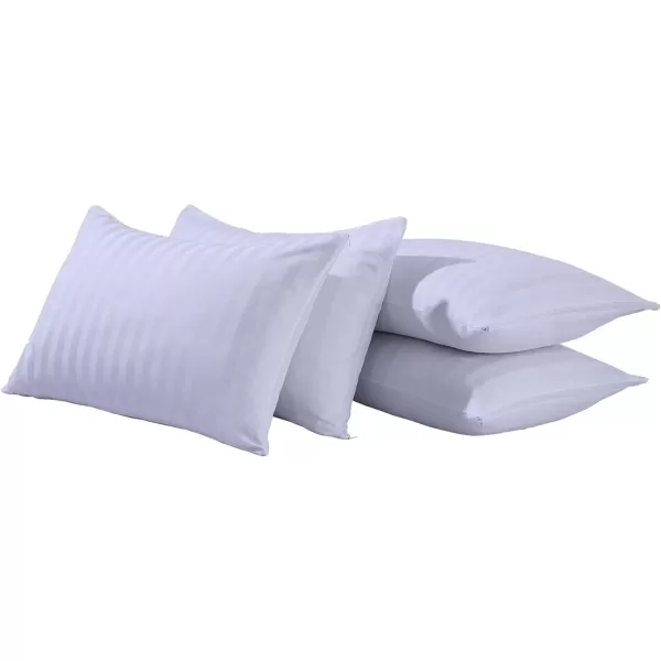 imageSet of 12 Pillow Protectors with Zipper Queen Size  100 Resistant to Stains Dust ampamp Dirt  Washable Covers for Increased Pillow LifespanQueen