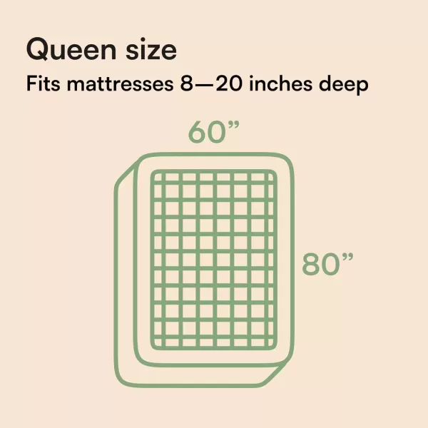 imageViscose Made from Bamboo Twin Mattress Topper  Thick Cooling Breathable Pillow Top Mattress Pad for Back Pain Relief  Deep Pocket Topper Fits 820 Inches Mattress WhiteGreen