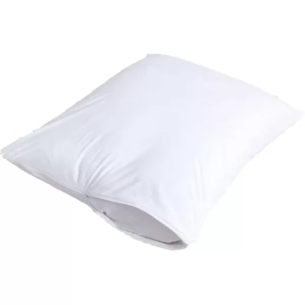 imageNiagara 8 Pack Waterproof Pillow Protectors King 20x36 Inches Smooth Zipper Premium Encasement Covers Quiet Cases Set WhiteKing