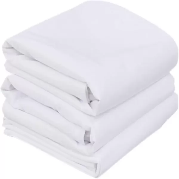 imageNiagara 8 Pack Waterproof Pillow Protectors King 20x36 Inches Smooth Zipper Premium Encasement Covers Quiet Cases Set WhiteKing