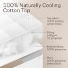 imageNiagara Queen Mattress Protector Waterproof Premium Mattress Cover Jersey 60x80 Non Noisy Breathable Ultra Plush Absorbent Extra Deep Fits 820 Inches Deep MattressCotton