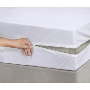 imageNiagara Queen Mattress Protector Waterproof Premium Mattress Cover Jersey 60x80 Non Noisy Breathable Ultra Plush Absorbent Extra Deep Fits 820 Inches Deep MattressPolyester