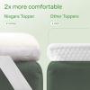 imageNiagara Mattress Topper Full XL  Cooling Breathable Pillow Top Mattress Pad for Back Pain Relief  Deep Pocket Topper Fits 820 Inches MattressBamboo Viscose