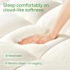 imageNiagara Mattress Topper Full XL  Cooling Breathable Pillow Top Mattress Pad for Back Pain Relief  Deep Pocket Topper Fits 820 Inches MattressBamboo Viscose