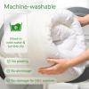 imageNiagara Mattress Topper Full XL  Cooling Breathable Pillow Top Mattress Pad for Back Pain Relief  Deep Pocket Topper Fits 820 Inches MattressBamboo Viscose