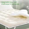 imageNiagara Mattress Topper Full XL  Cooling Breathable Pillow Top Mattress Pad for Back Pain Relief  Deep Pocket Topper Fits 820 Inches MattressBamboo Viscose