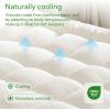 imageNiagara Mattress Topper Full XL  Cooling Breathable Pillow Top Mattress Pad for Back Pain Relief  Deep Pocket Topper Fits 820 Inches MattressBamboo Viscose