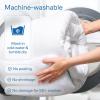 imageNiagara Mattress Topper Full XL  Cooling Breathable Pillow Top Mattress Pad for Back Pain Relief  Deep Pocket Topper Fits 820 Inches MattressPolyester