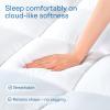 imageNiagara Mattress Topper Full XL  Cooling Breathable Pillow Top Mattress Pad for Back Pain Relief  Deep Pocket Topper Fits 820 Inches MattressPolyester