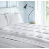 imageNiagara Microfiber Queen Mattress Topper  Pillow Top Mattress Cover Quilted Fitted Cooling Topper for Back Pain Deep Pocket Fits 20 Inches 60x80 InchesTwin