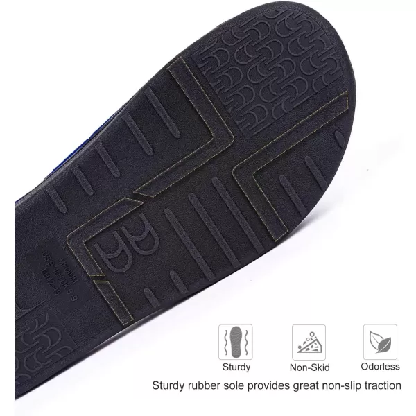 imageLongBay Mens Comfy Memory Foam Slide Slippers Breathable Micro Suede House ShoesCoffee