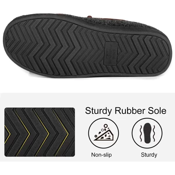 imageLongBay Mens Moccasin Slippers Warm Cozy House Shoes Indoor OutdoorBlack
