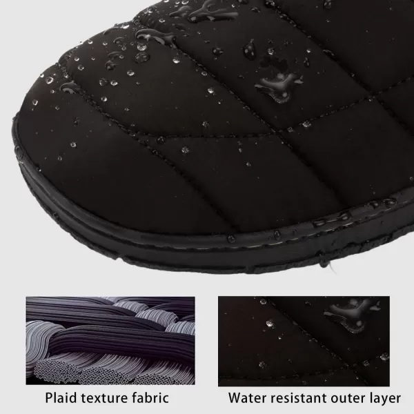 imageLongBay Mens Outdoor Slippers Two Tone Memory Foam Slip On Indoor House Shoes LoafersBlackGreen