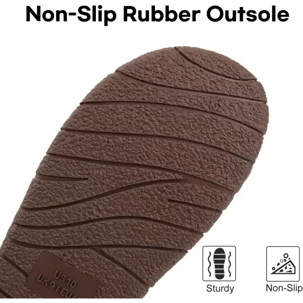 imageLongBay Mens Outdoor Slippers Two Tone Memory Foam Slip On Indoor House Shoes LoafersGreen