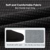 imageLongBay Mens House Slippers TwoTone Memory Foam Slip On Bedroom Shoes for Indoor Outdoor TravelBlack